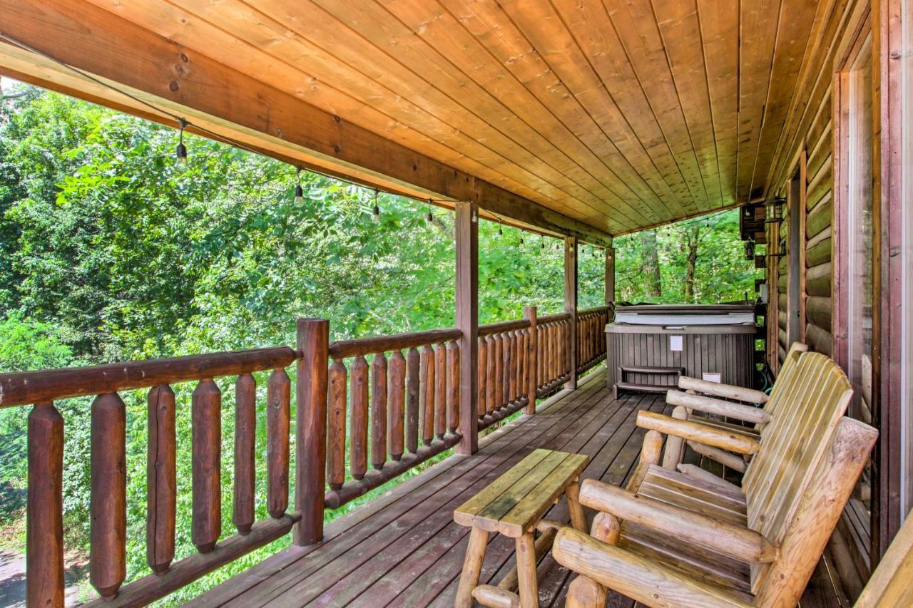 Cabin With Hot Tub And Deck About 12 Mi To Pigeon Forge! Сев'єрвілл Екстер'єр фото